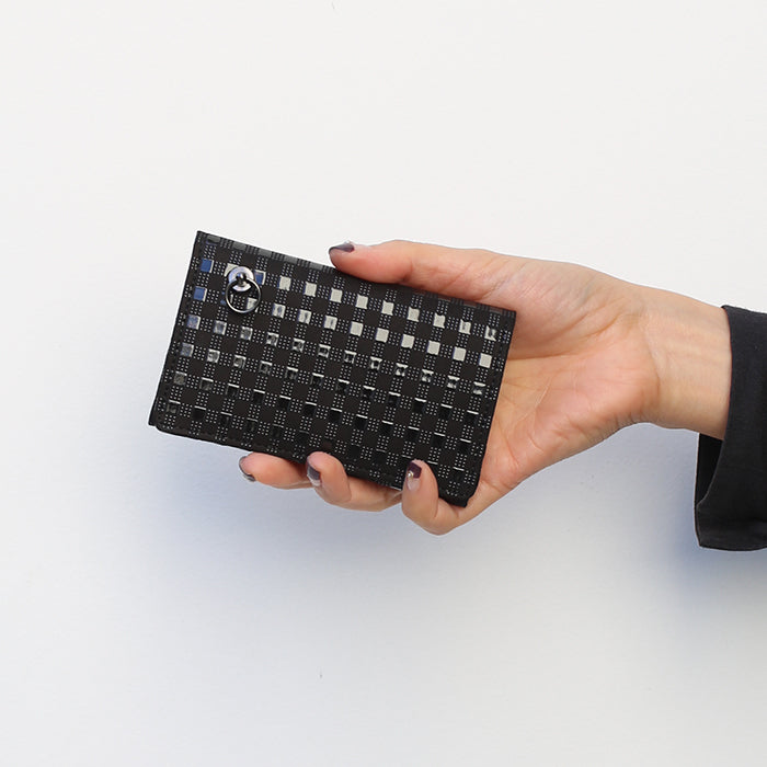 Inden - Indenya Business Card Holder Card Case Checkered Pattern