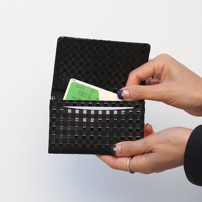 Inden - Indenya Business Card Holder Card Case Checkered Pattern