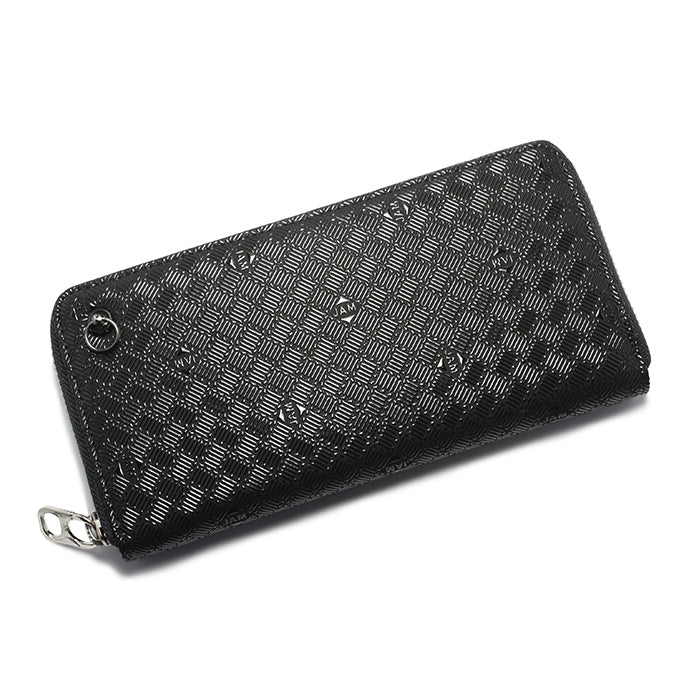 Inden - Inden-ya Round Zip Long Wallet, Mukyo Pattern / Long Wallet