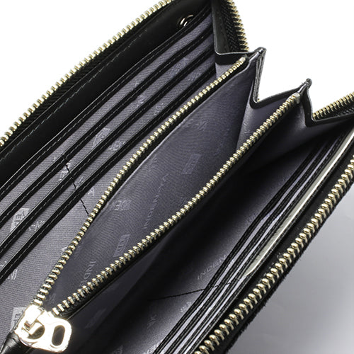 Inden - Inden-ya Round Zip Long Wallet, Mukyo Pattern / Long Wallet