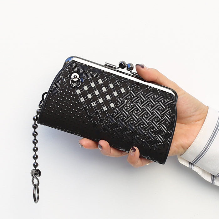 Inden - Inden-ya Bifold Wallet, Parent-Child Clasp Purse, Yamanashi, Camouflage Pattern