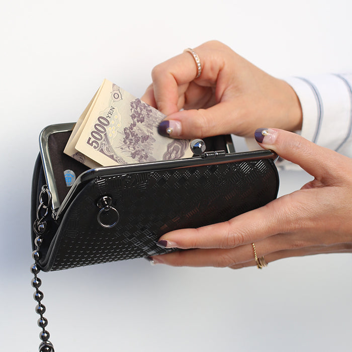 Inden - Inden-ya Bifold Wallet, Parent-Child Clasp Purse, Yamanashi, Camouflage Pattern