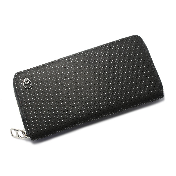 Inden - Inden-ya Round Zip Long Wallet, Dot Pattern / Long Wallet