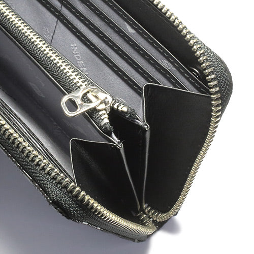 Inden - Inden-ya Round Zip Long Wallet, Dot Pattern / Long Wallet