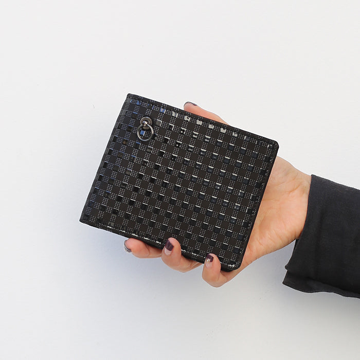 Inden - Inden-ya Bifold Wallet, Check Pattern / Medium Wallet