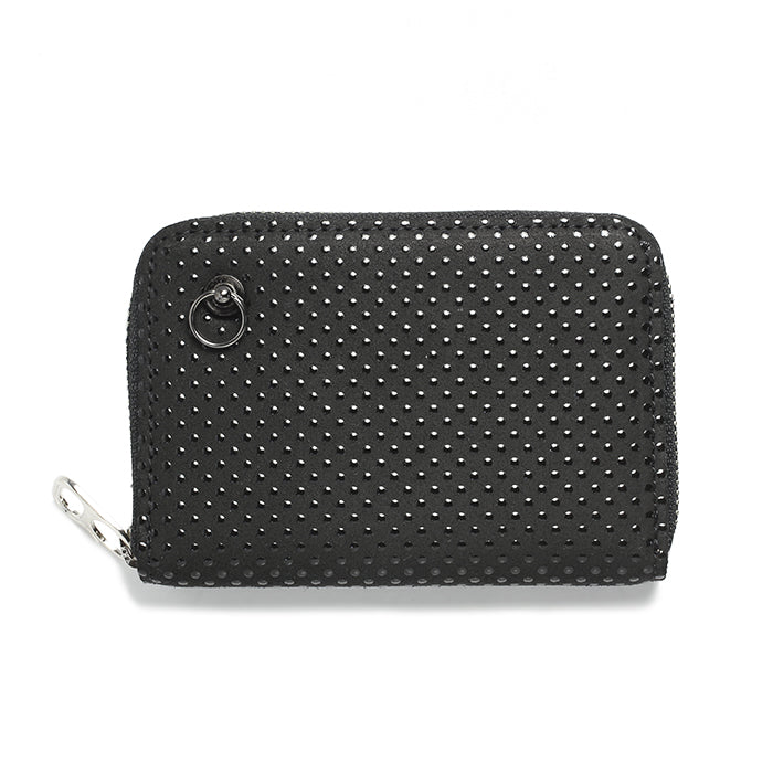 Inden - Indenya Round Zipper Tri-Fold Wallet, Dot Pattern / Coin Purse/Mini Wallet