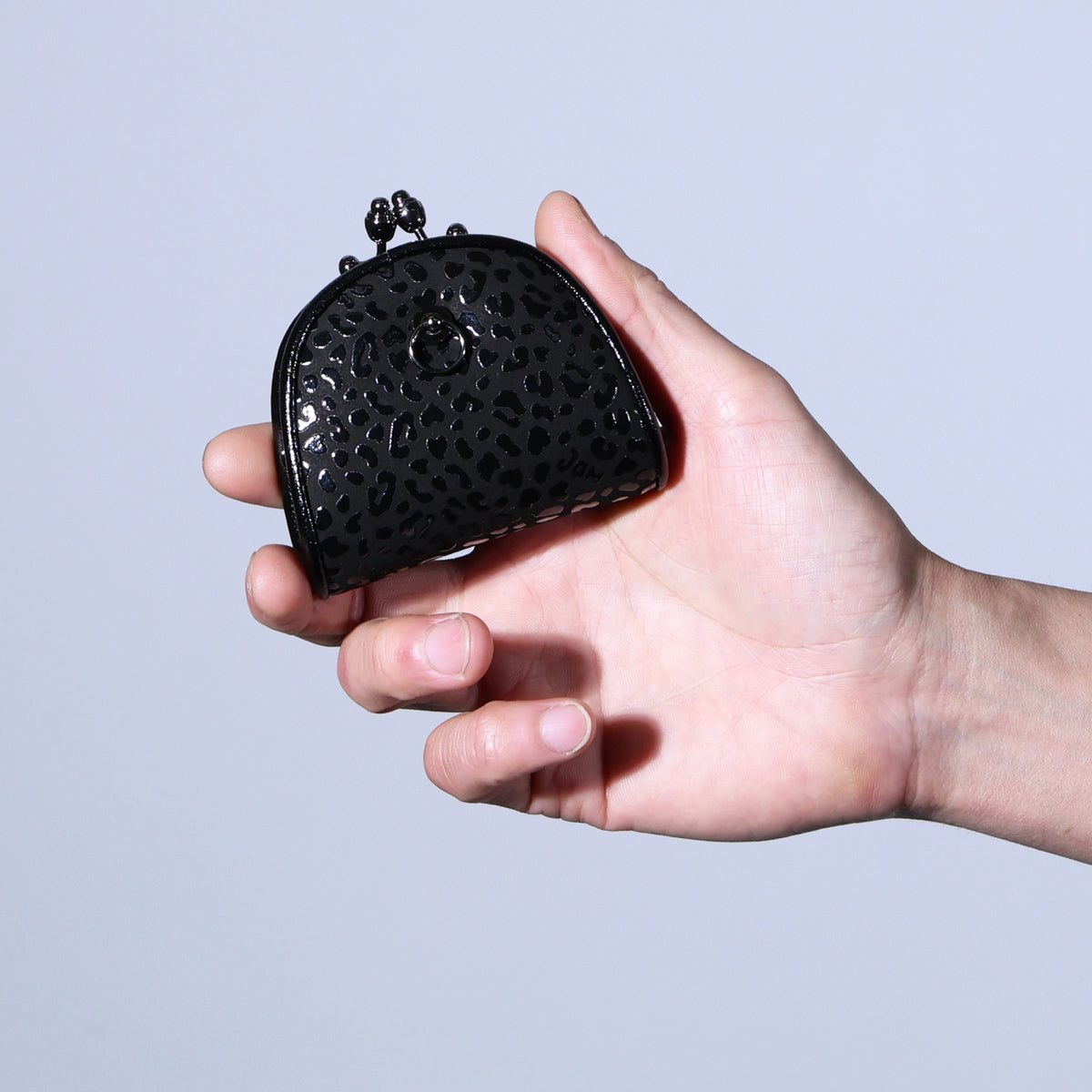 Inden - Indenya Clasp Purse/Coin Case Leopard Print