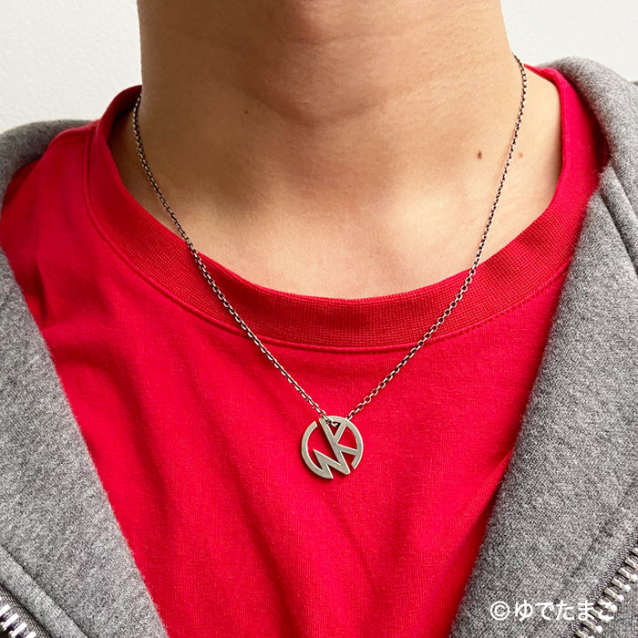 Kinnikuman KIN Mark Necklace - Silver