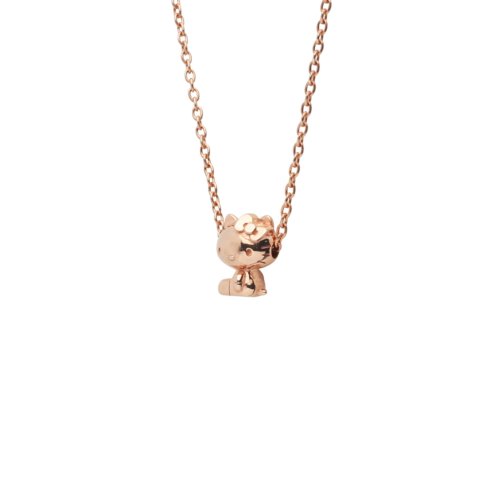 Hello Kitty CLOVER Necklace Pink Gold