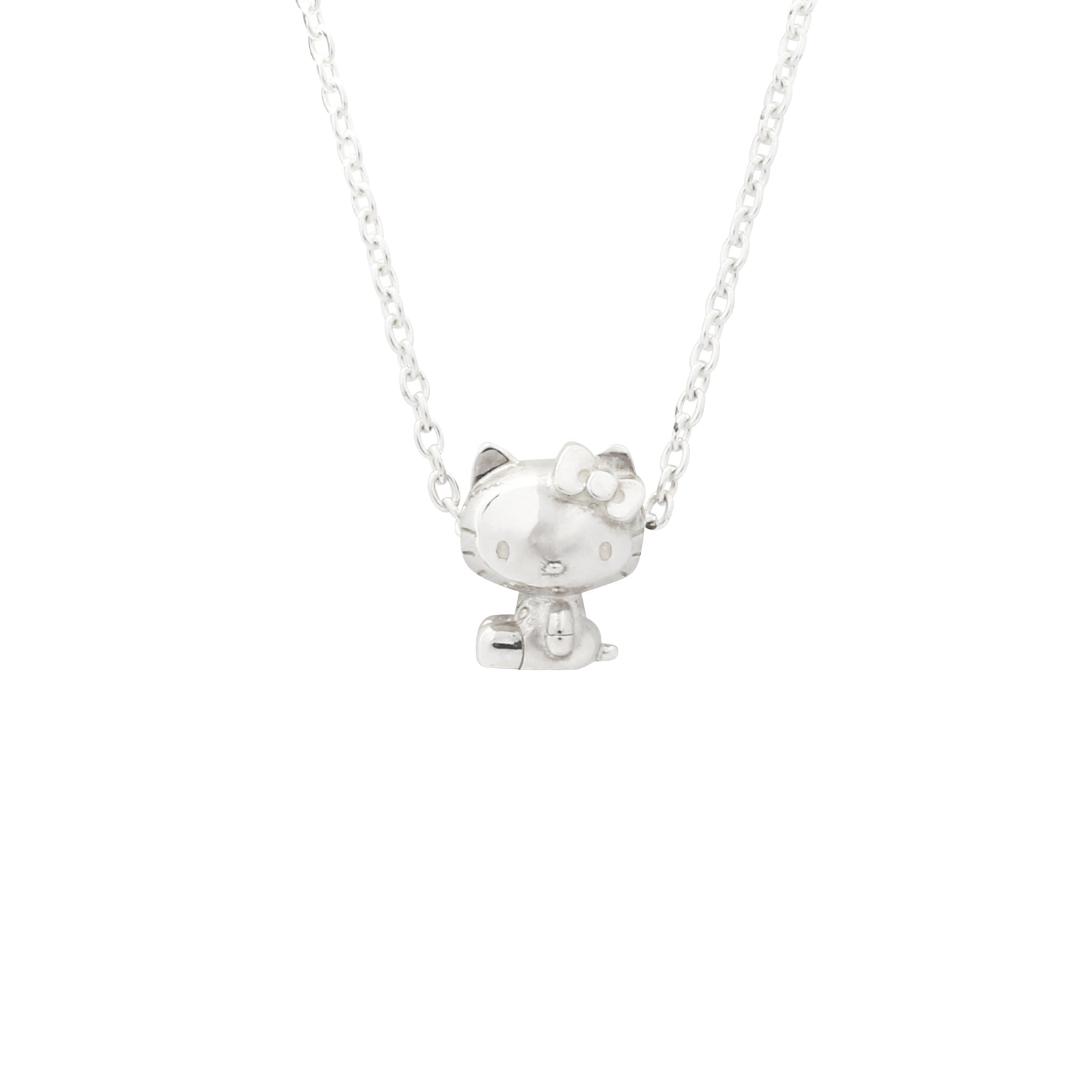 Hello Kitty CLOVER Necklace Silver