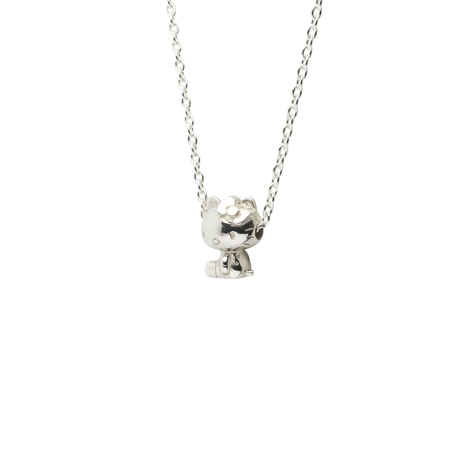 Hello Kitty CLOVER Necklace Silver
