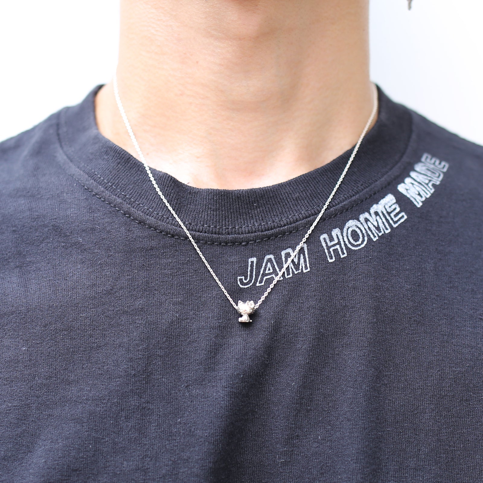 Hello Kitty CLOVER Necklace Silver