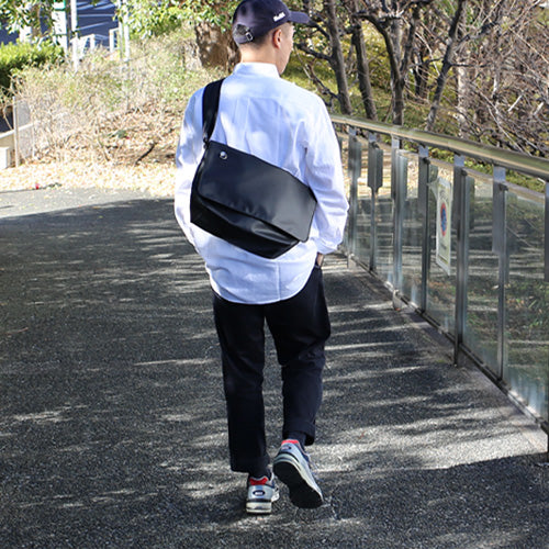 Ethical Leather Messenger & Shoulder Bag Original/Made in Japan