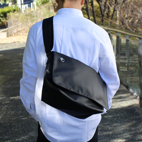 Ethical Leather Messenger & Shoulder Bag Original/Made in Japan
