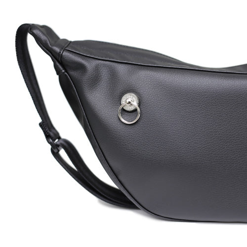 Ethical Leather Banana Shoulder Body Bag M Size Original/Made in Japan