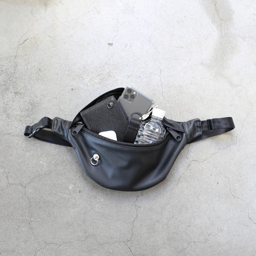 Ethical Leather Simple Mini Waist Pouch Body Bag 2L