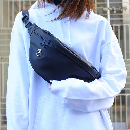 Ethical Leather Simple Mini Waist Pouch Body Bag 2L