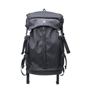Ethical Leather & Eco Cordura Combination Backpack Rucksack 20L