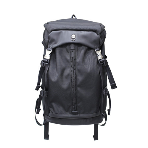 Ethical Leather & Eco Cordura Combination Backpack Rucksack 20L