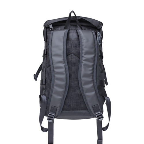 Ethical Leather & Eco Cordura Combination Backpack Rucksack 20L