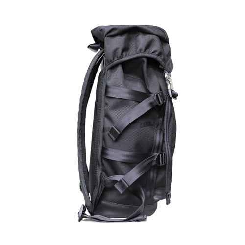 Ethical Leather & Eco Cordura Combination Backpack Rucksack 20L