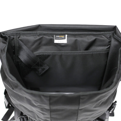 Ethical Leather & Eco Cordura Combination Backpack Rucksack 20L