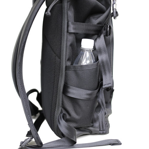 Ethical Leather & Eco Cordura Combination Backpack Rucksack 20L