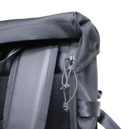 Ethical Leather & Eco Cordura Combination Backpack Rucksack 20L
