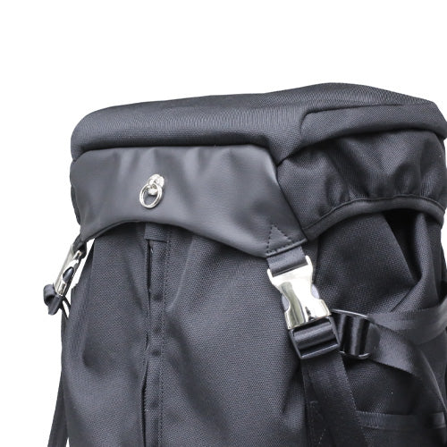 Ethical Leather & Eco Cordura Combination Backpack Rucksack 20L