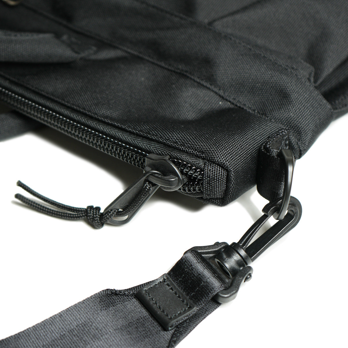 Ethical Leather & Eco Cordura Combination Helmet Bag Shoulder Bag Large Capacity Original/Made in Japan