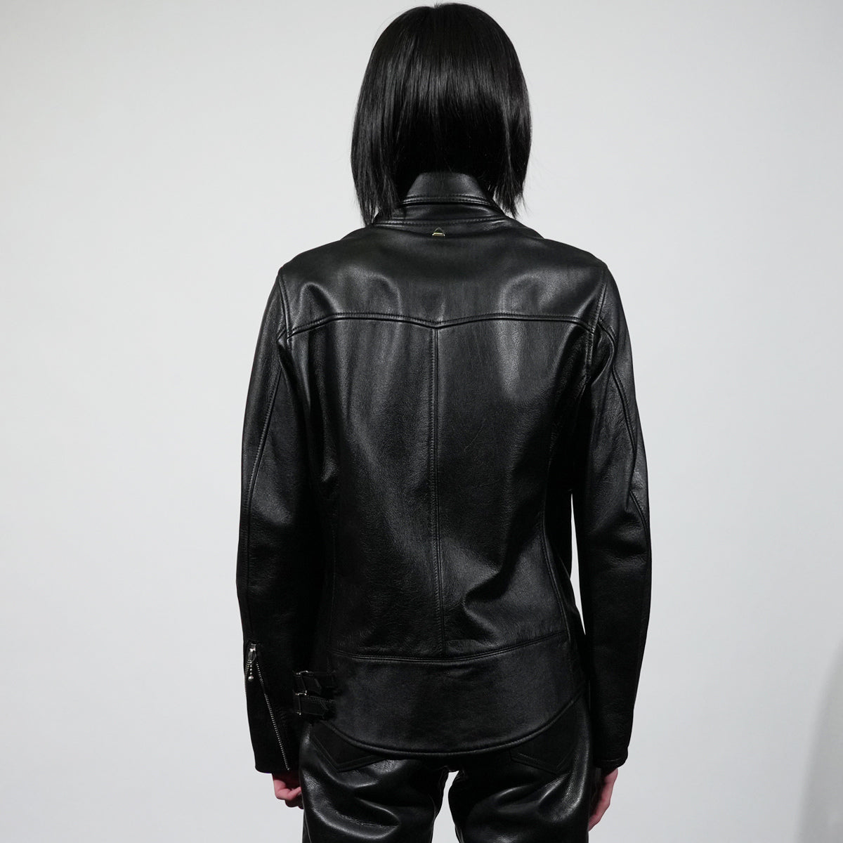 KADOTANI 皮革骑士夹克，双层部落