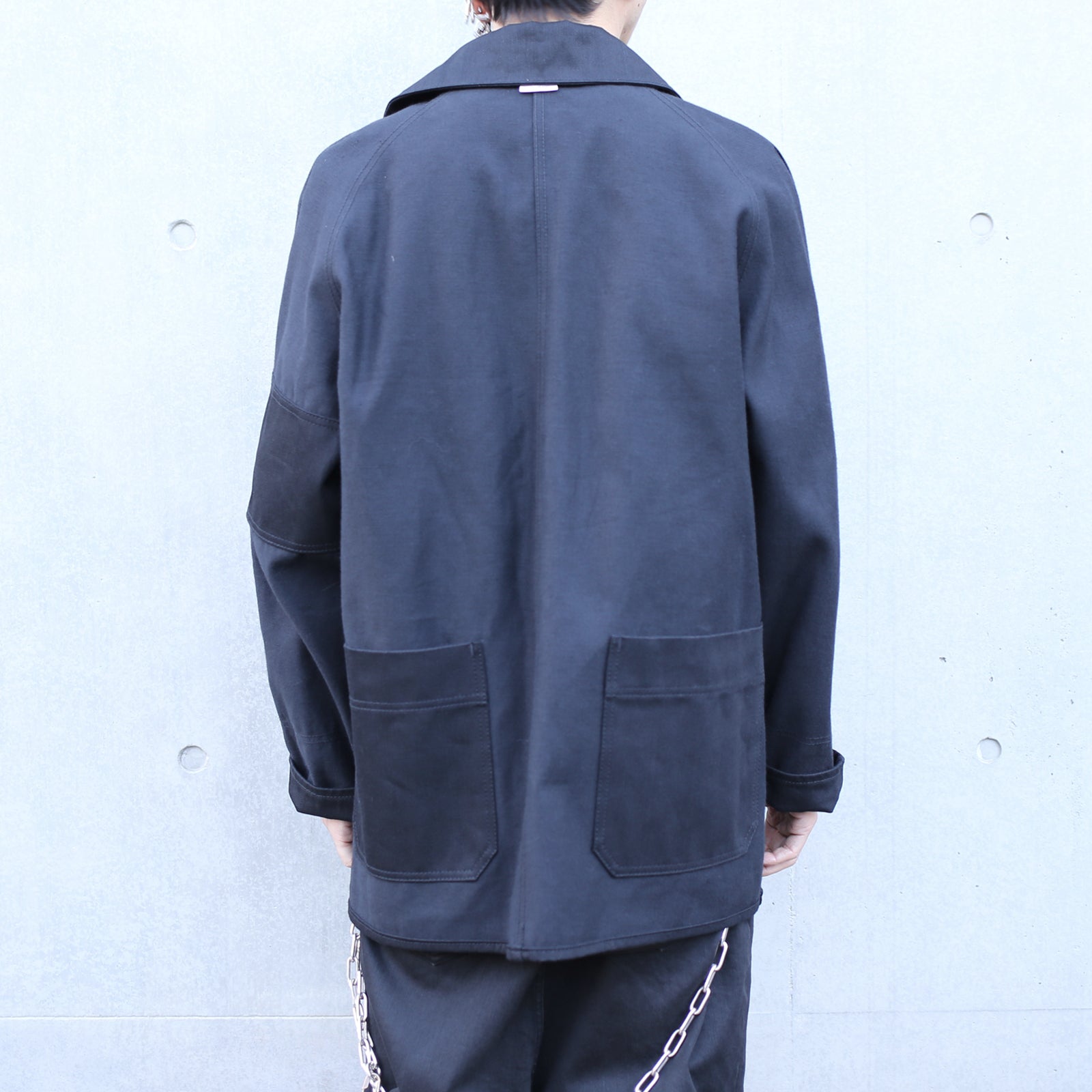Super Angry"" Coverall Black Denim