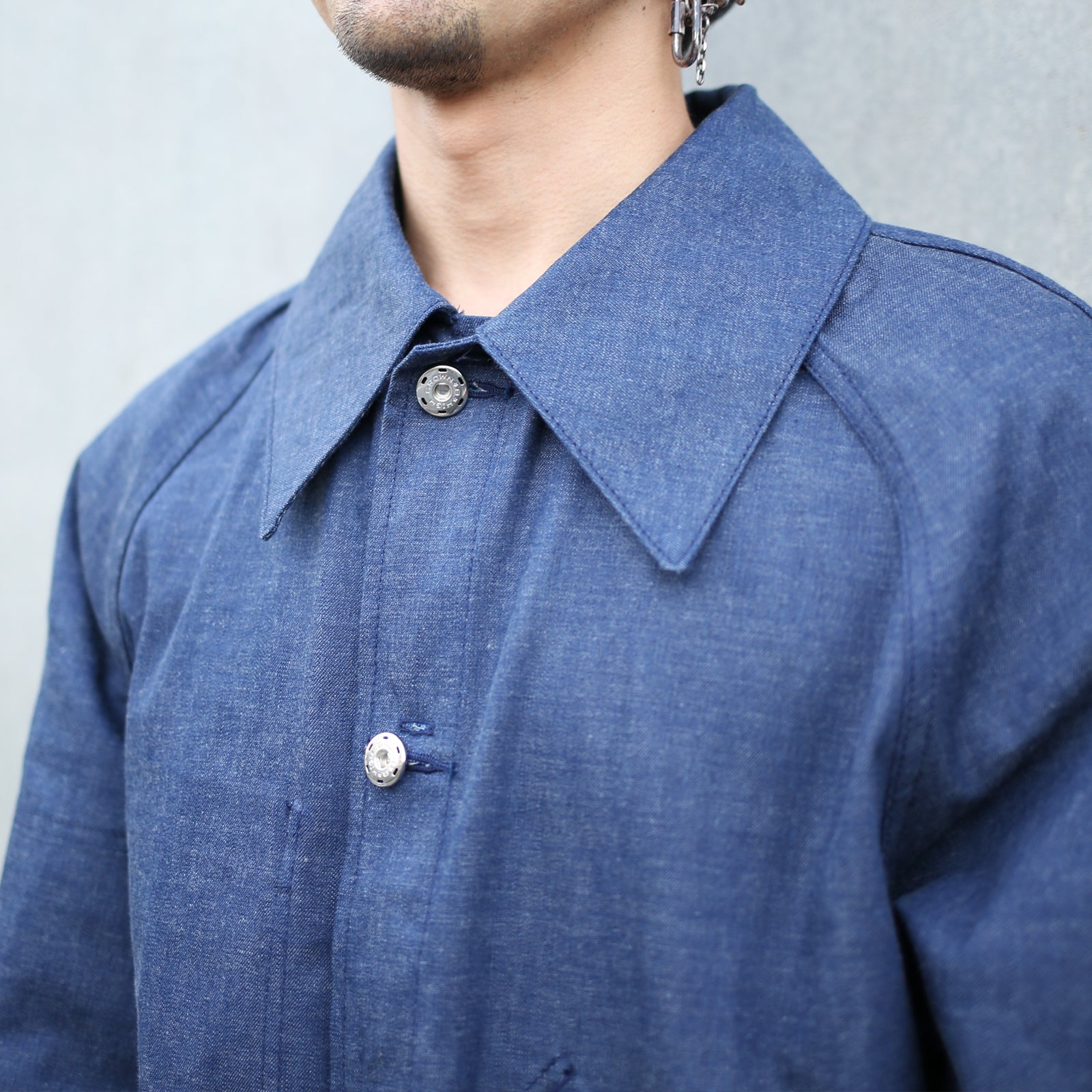 Super Angry"" Coverall Blue Denim