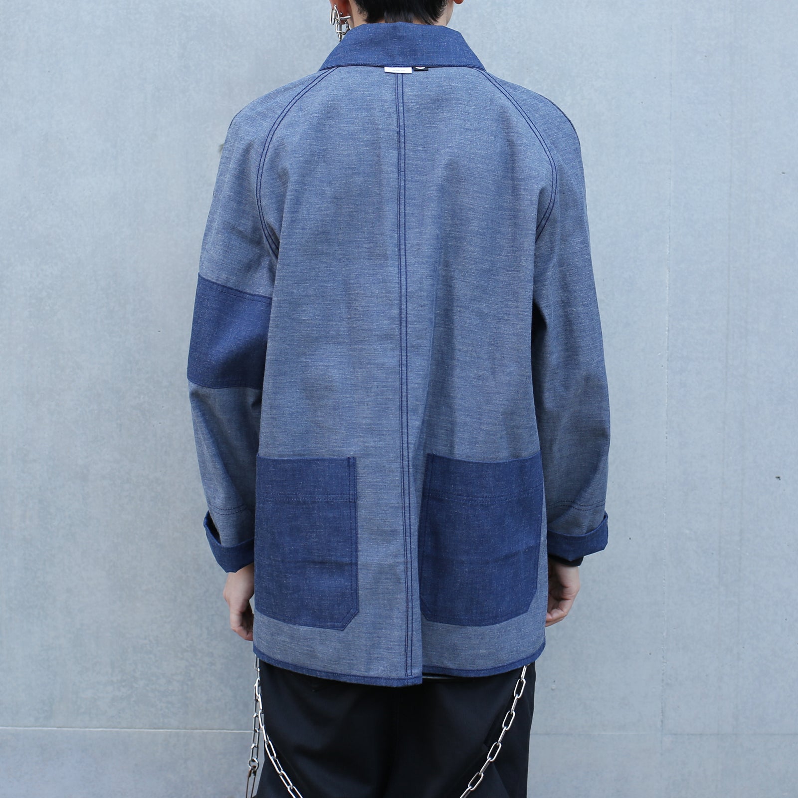 Super Angry"" Coverall Blue Denim