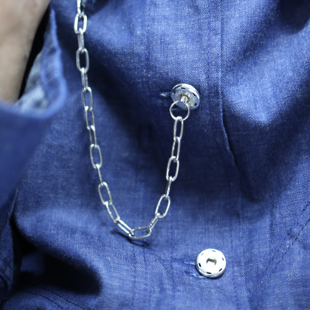 Super Angry"" Coverall Blue Denim