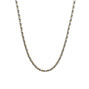 ToraTape Chain Necklace (Thin / Gold & Silver)