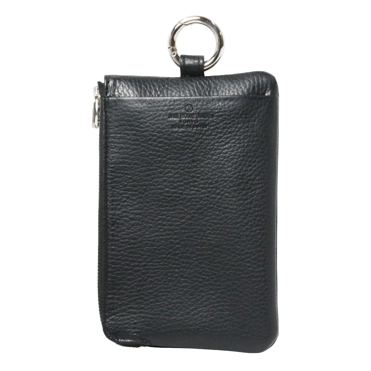 Hands-Free L-Shaped Zip Pouch / Long Wallet Scotchgard Leather