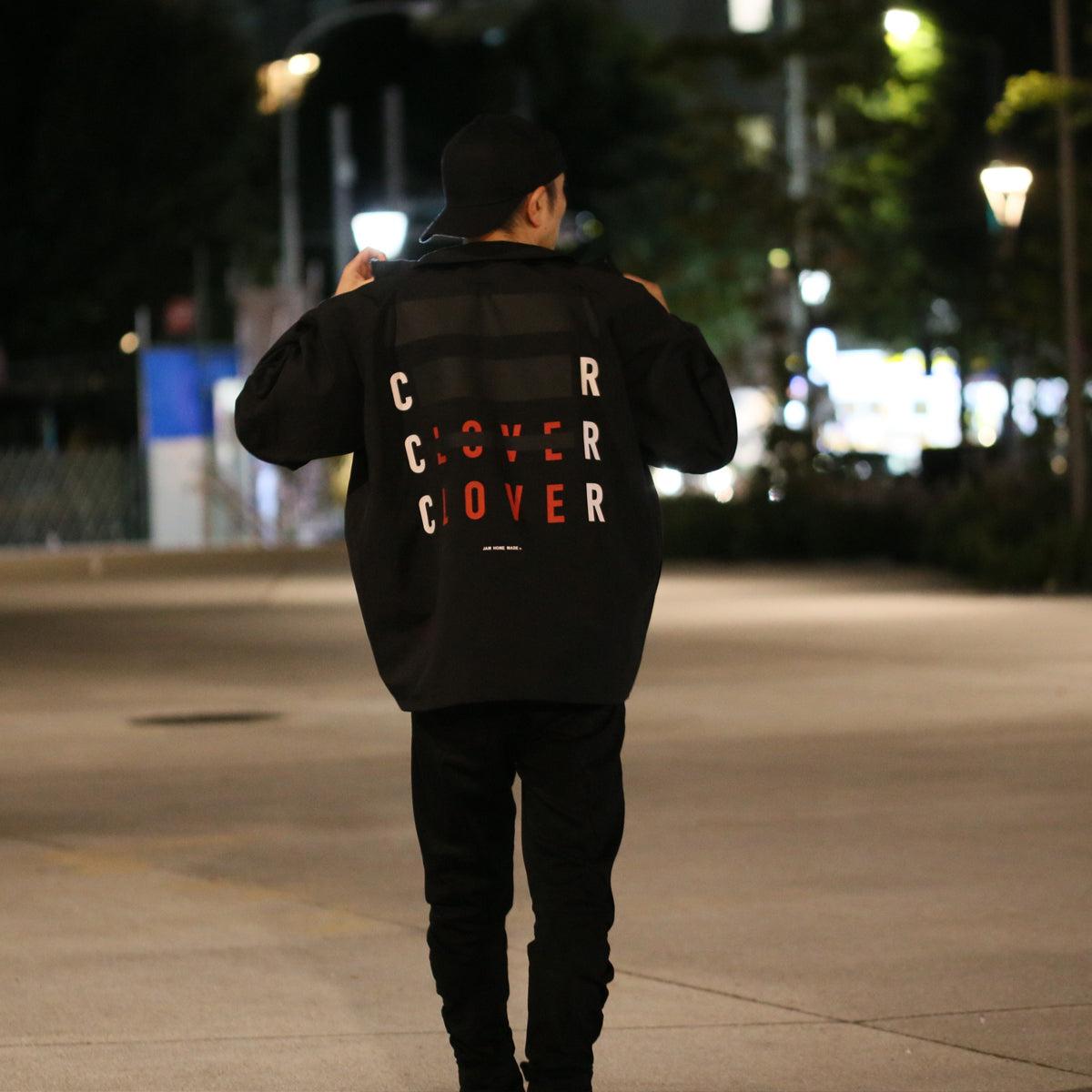 Gentle Coach Jacket TYPE2 / CLOVER - Love Hidden in Black