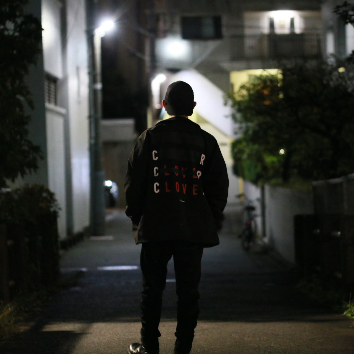 Gentle Coach Jacket TYPE2 / CLOVER - Love Hidden in Black