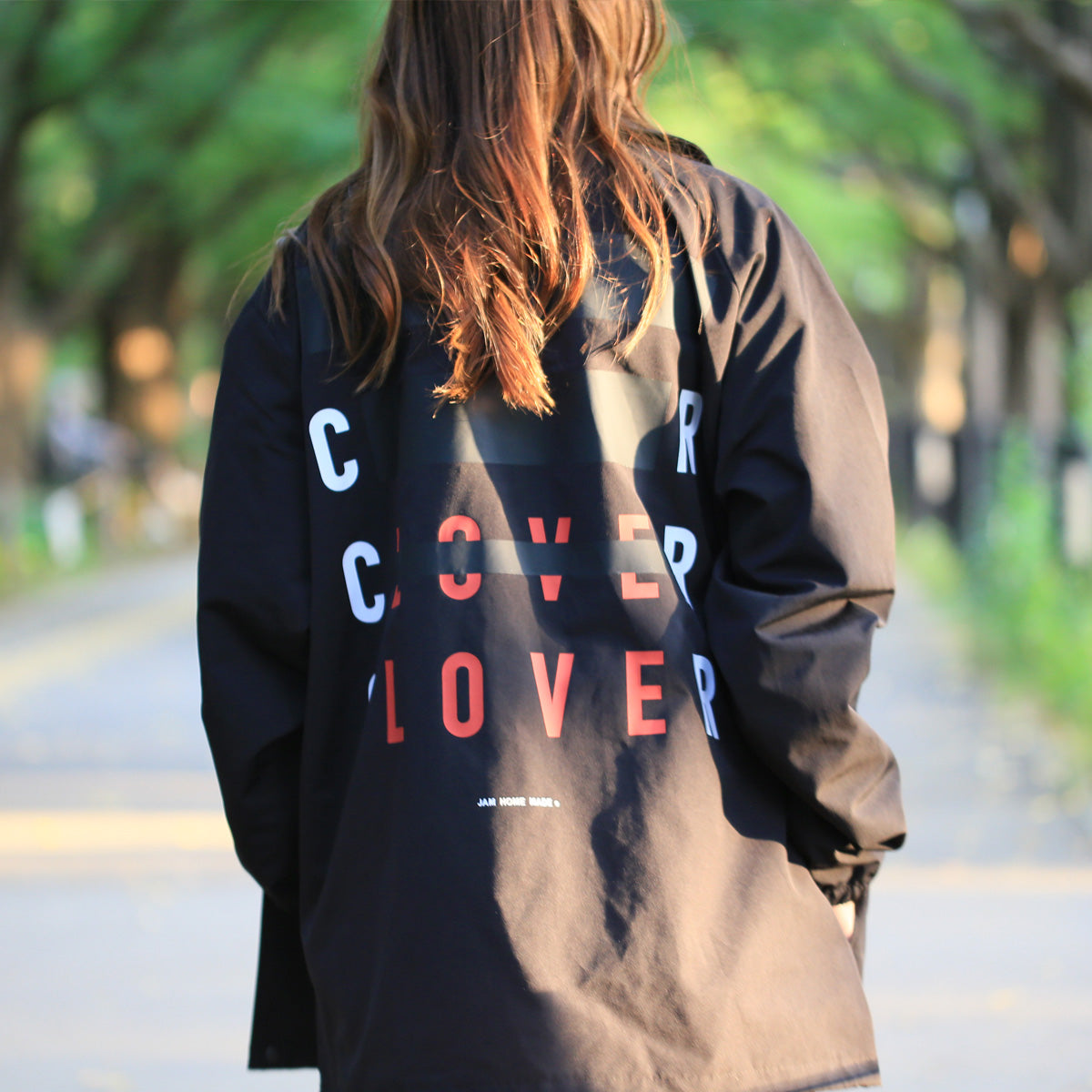 Gentle Coach Jacket TYPE2 / CLOVER - Love Hidden in Black