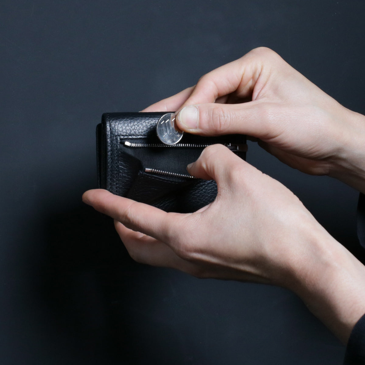 4NK trick mini Tri-fold Wallet - Cashless/Tri-fold/Eyelet Print