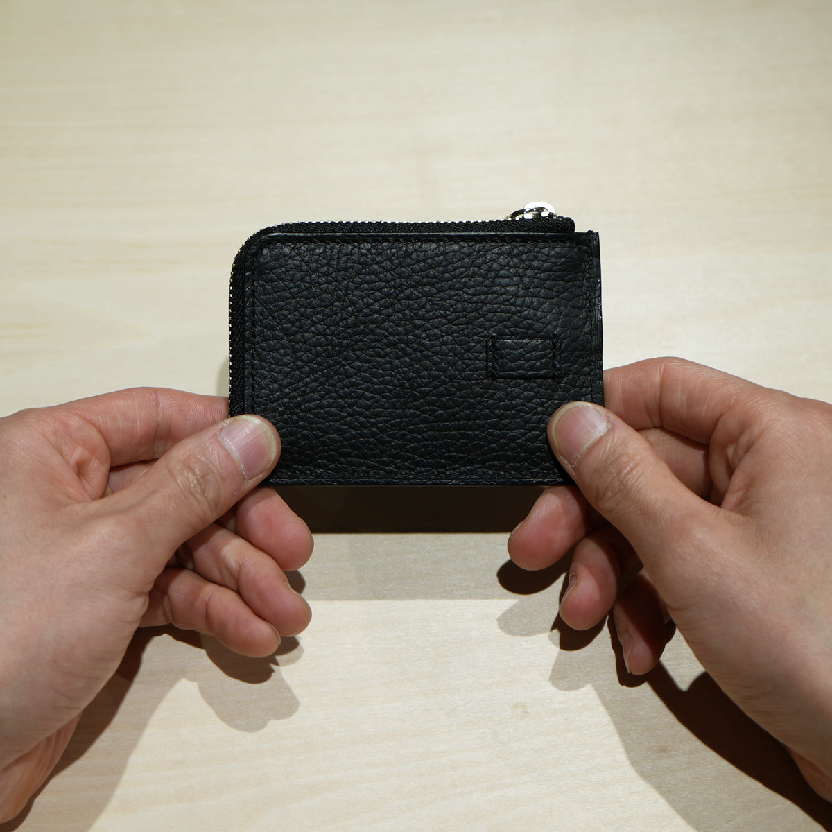 4NK trick mini Zip Coin Wallet - Cashless/L-Shaped Coin & Key Case/Eyelet Print