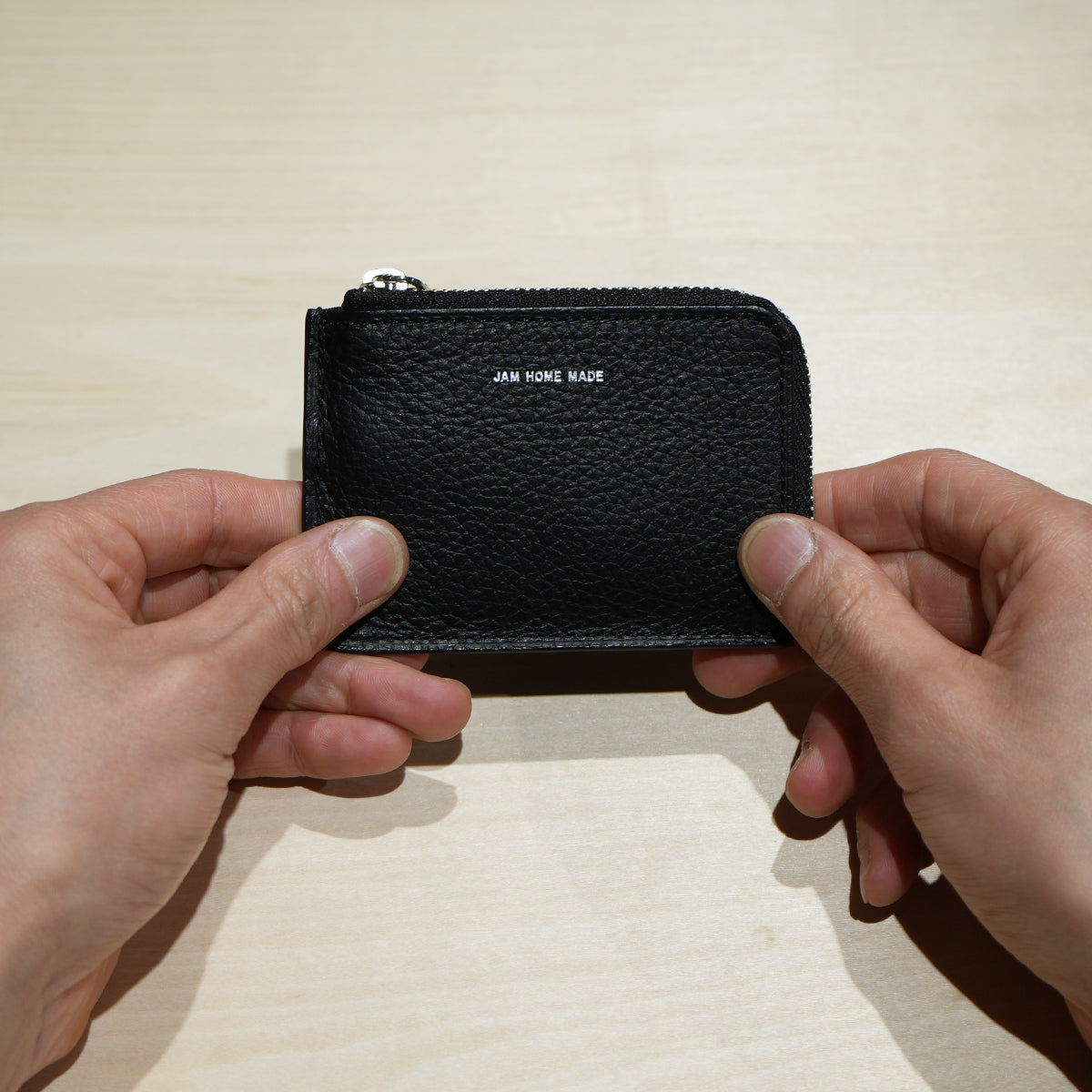 4NK trick mini Zip Coin Wallet - Cashless/L-Shaped Coin & Key Case/Logo Print