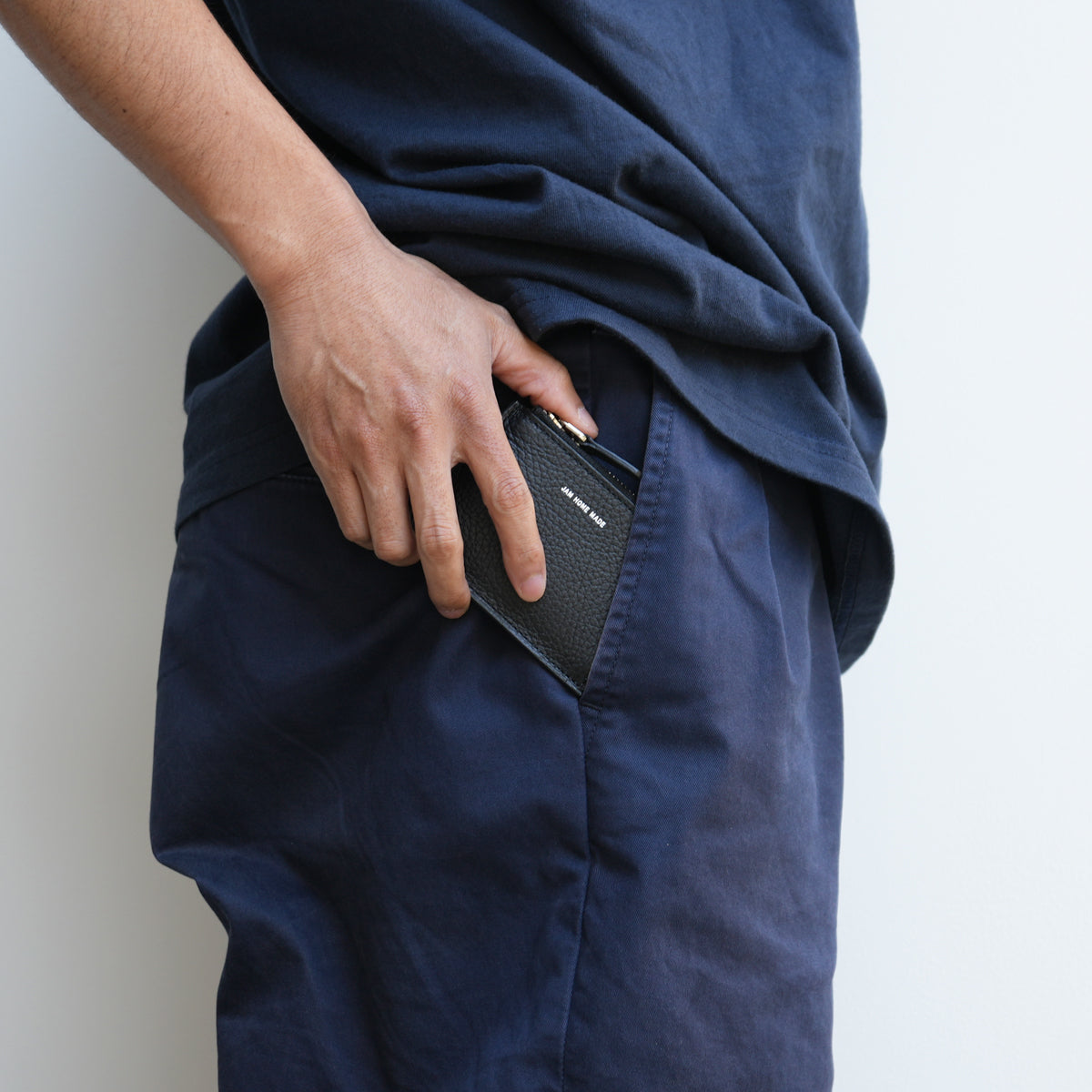 4NK trick mini Zip Coin Wallet - Cashless/L-Shaped Coin & Key Case/Logo Print