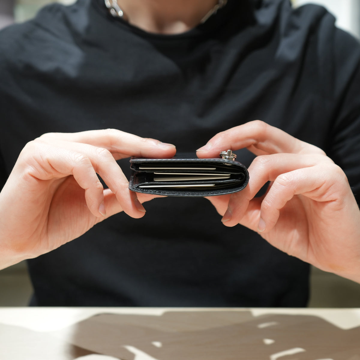 4NK trick mini Medium Wallet Cashless Wallet / Bifold / Eyelet