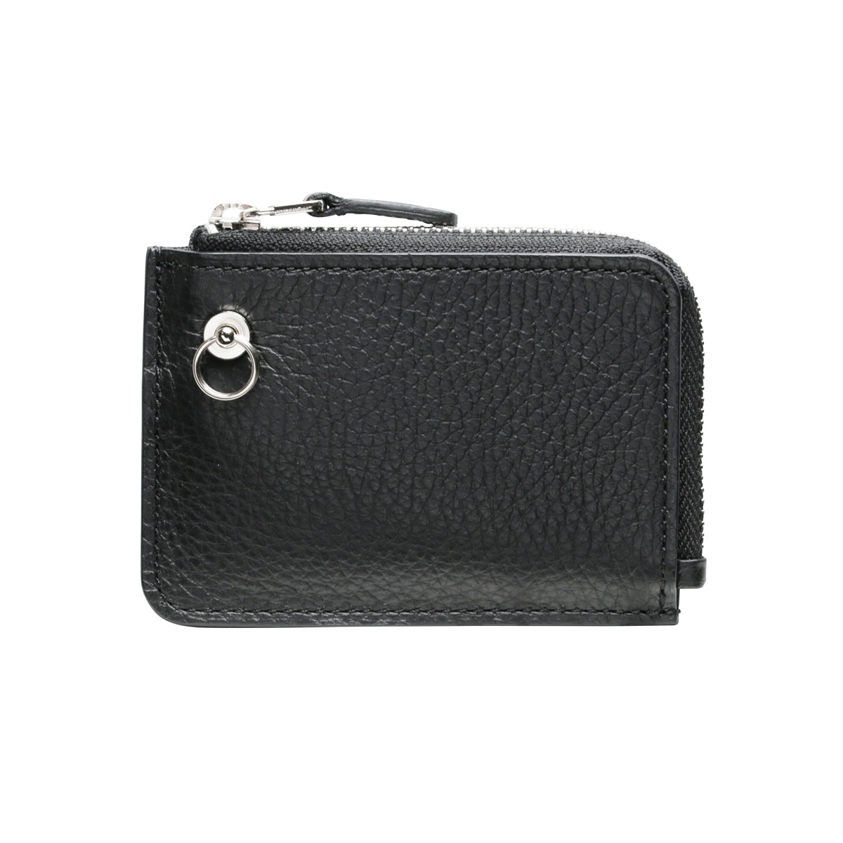 4NK Trick Mini Zip Coin Wallet Cashless Wallet / L-Shaped Coin & Key Case / Eyelet