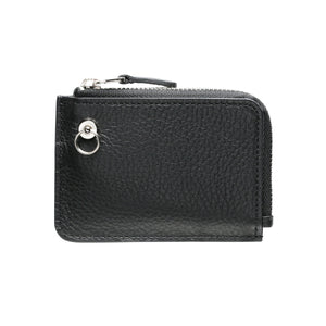 4NK Trick Mini Zip Coin Wallet Cashless Wallet / L-Shaped Coin & Key Case / Eyelet