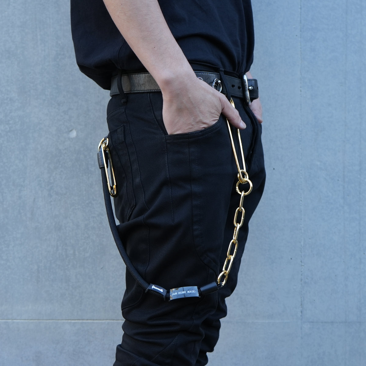 YOSEMITE - Yosemite Strap 4NK Multi Cord Chain Smartphone Shoulder & Wallet Chain Short - Gold