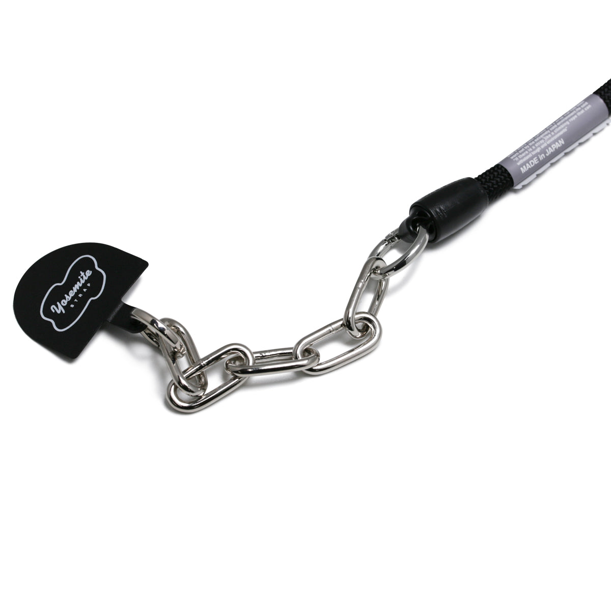 YOSEMITE - Yosemite Strap 4NK Multi Cord Chain Smartphone Shoulder & Wallet Chain Short - Silver