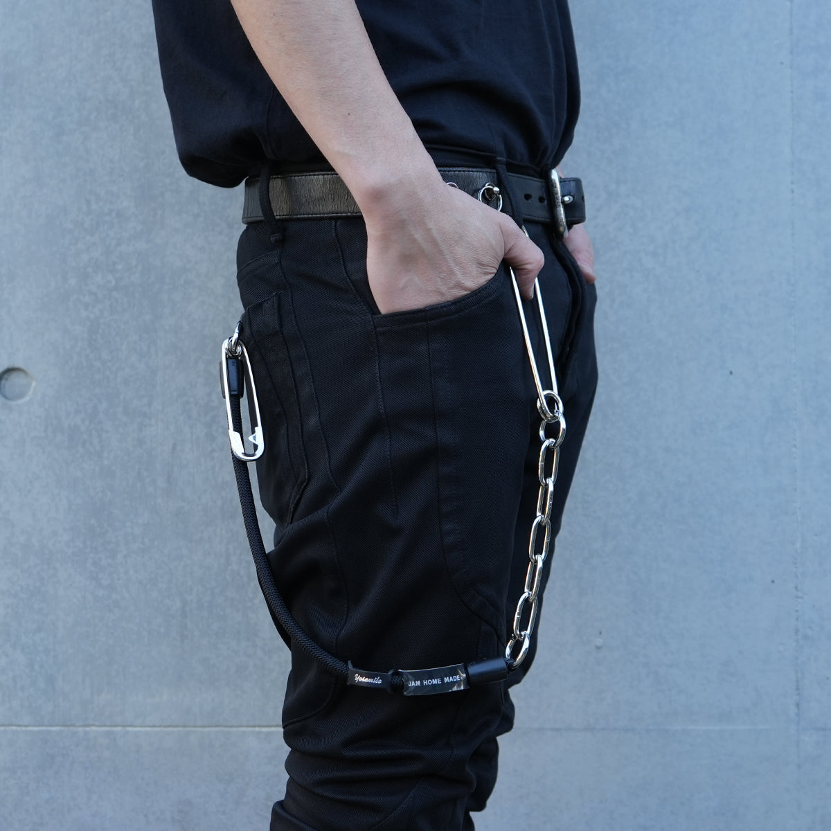 YOSEMITE - Yosemite Strap 4NK Multi Cord Chain Smartphone Shoulder & Wallet Chain Short - Silver